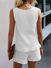 womens-sets-casual-fringe-tank-top-shorts-two-piece-set