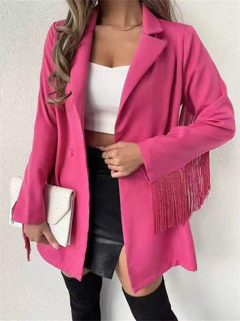 womens-blazers-solid-lapel-button-fringe-long-sleeve-blazer