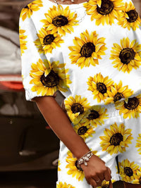 two-piece-printed-round-neck-short-sleeve-t-shirt-shorts
