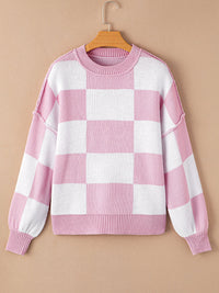 plus-size-casual-sweater-womens-plus-geometric-print-cold-shoulder-long-sleeve-slight-stretch-turtle-neck-sweater