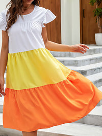 womens-dresses-contrast-color-splicing-round-neck-mini-dress