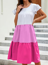 womens-dresses-contrast-color-splicing-round-neck-mini-dress