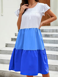 womens-dresses-contrast-color-splicing-round-neck-mini-dress