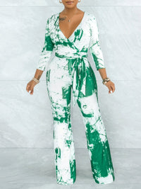 womens-jumpsuits-tie-dye-v-neck-long-sleeve-belt-wide-leg-jumpsuit