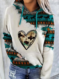 womens-hoodies-polygon-print-long-sleeve-pocket-hoodie