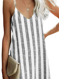 striped-print-suspender-mini-dress