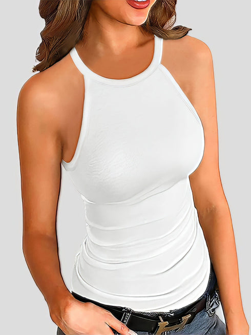 slim-fit-solid-halter-sleeveless-vest