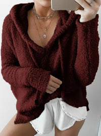 womens-hoodies-drawstring-v-neck-long-sleeve-pullover-hoodie