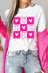 Cozy Women's Valentine's Day Graphic Sweatshirt - Cute Casual Top for Festive Celebrations in Soft Fabric