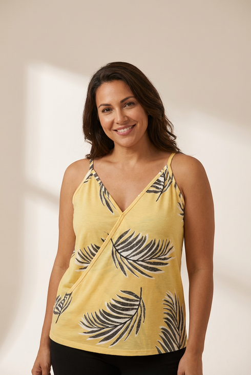 Women's Cross-Front Sleeveless Tank in Tank Tops