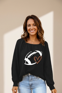 Fall Fashion Waffle Knit Football Top with practical styling and dependable silhouette control.