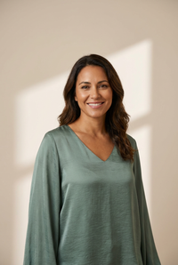 Women's Lightweight Satin Blouse for Spring in Blouses & Shirts
