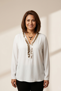 Women's Sequin Accent Top with practical styling and dependable silhouette, photo 12