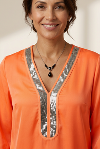 Women's Sequin Accent Top with practical styling and dependable silhouette, photo 14