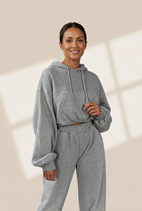 Relaxing and Stylish Lounge Set with practical styling and dependable silhouette control.