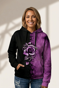 Women's Half and Half Hoodie in Sweatshirts & Hoodies, photo 9