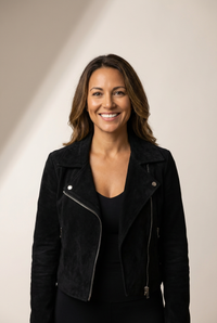 Women's Suede Motorcycle Jacket - Cropped - Raglan Sleeves made for easy styling and wardrobe coordination, with premium-like structure and finish.