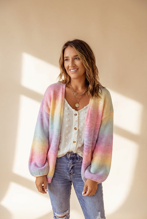 Women's Sweet Pastel Cardigan made for easy styling and wardrobe coordination, with premium-like structure and finish.