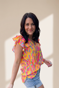 Women's Trendy Abstract Blouse in Blouses & Shirts