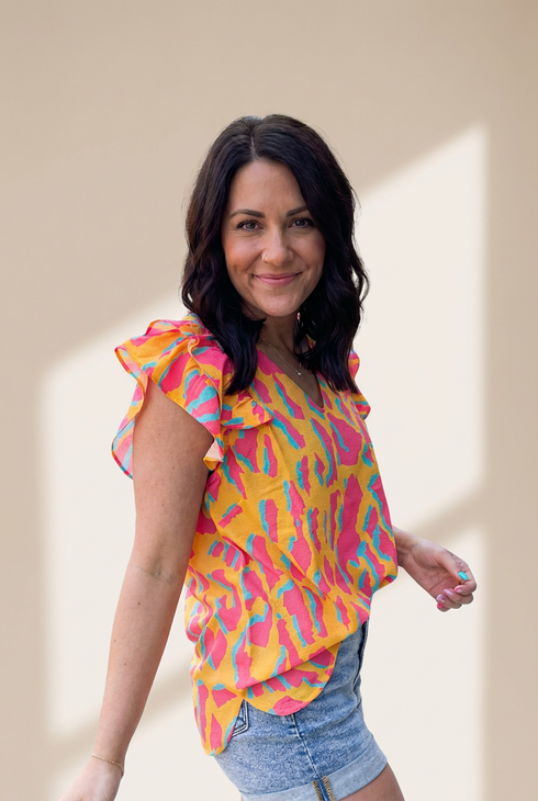 Women's Trendy Abstract Blouse in Blouses & Shirts