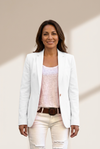 Tailored Notch Lapel Single-Button Slim Fit Blazer | MsDressly