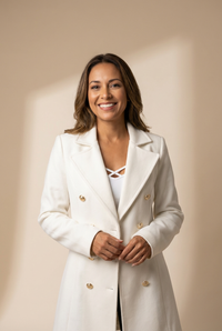 Women's Lapel Double-Breasted Woolen Coat in Coats