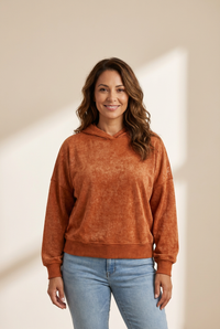Women's Shimmering Sequined Women's Hoodie with Loose Fit
