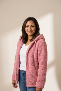 Women's Chic and Modern Women's Sherpa Teddy Coat Zip-Up Hoodie for Daily Fall Wardrobe with practical styling and dependable silhouette control.
