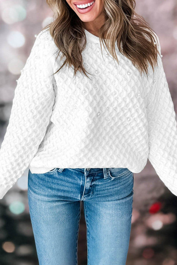 Chic Women's Cozy Knit Sweater - Soft Pullover for Effortless Fall and Winter Layering in Warm Earth Tones