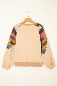 sequin graphic sweatshirt