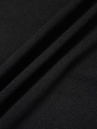 Black V-Neck Sequin Jumpsuit with Long Sleeves for Women