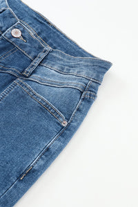 Slim And Flared Denim Pants
