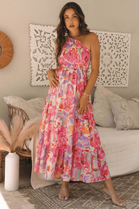 floral maxi dress