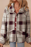 Trendy Women's Plaid Print Jacket - Chic Casual Outerwear in Classic Colors, Versatile Fit for Year-Round Style