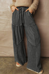 Stylish Women's Black Wide Leg Pants – Flattering Fit for Casual & Dressy Occasions, Perfect for Any Wardrobe