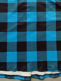 Casual Plaid Print Notch Neck Long Sleeve Button T-Shirt