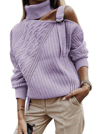 Casual Ribbed Button Decor Asymmetrical Hem Long Sleeve T-Shirt