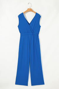 backless wide leg jumpsuit