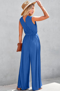 backless wide leg jumpsuit