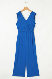 backless wide leg jumpsuit
