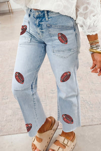 
Chic High-Waisted Women's Jeans in Classic Blue - Perfectly Fitted for All-Day Comfort and Versatile Casual Wear