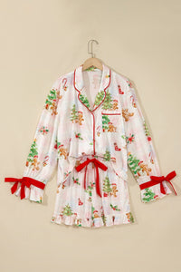 Chic Pastel Women's Loungewear Set - Soft Relaxed Fit Pajama Top and Bottoms, photo 4