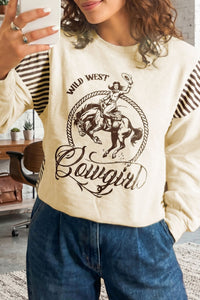 
Chic Relaxed Fit Women's Long Sleeve Cotton Tops in Soft Fabric - Ideal for Casual Outings and Stylish Layering