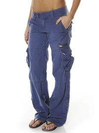 Chic Women's Black, Pink & Wine Tactical Cargo Pants