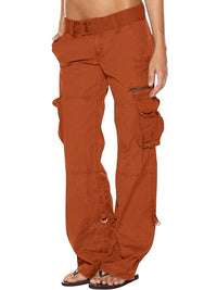 Chic Women's Black, Pink & Wine Tactical Cargo Pants