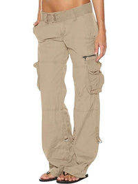 Chic Women's Black, Pink & Wine Tactical Cargo Pants
