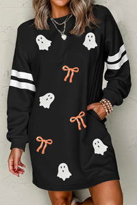Chic Women's Graphic Dresses – Stylish Printed Designs, Comfortable Fit, Ideal, front view