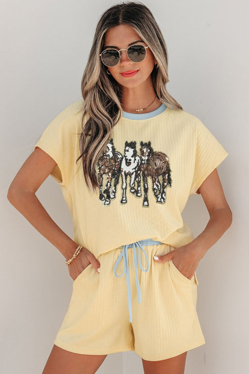 Chic Women's Graphic Matching Sets - Stylish, Comfortable Outfits for Effortless Everyday Fashion in Vibrant Colors