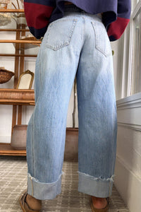 Chic Women's High-Waisted Blue Stretch Jeans for Effortless Casual Style and, blue, photo 2