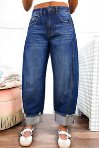 Chic Women's Stretchy Slim-Fit Blue Jeans for All-Day Comfort and Effortless, blue, photo 4